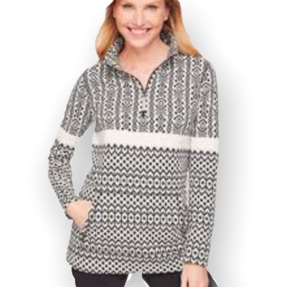 T by Talbot 1/4 zip pullover size small Petite